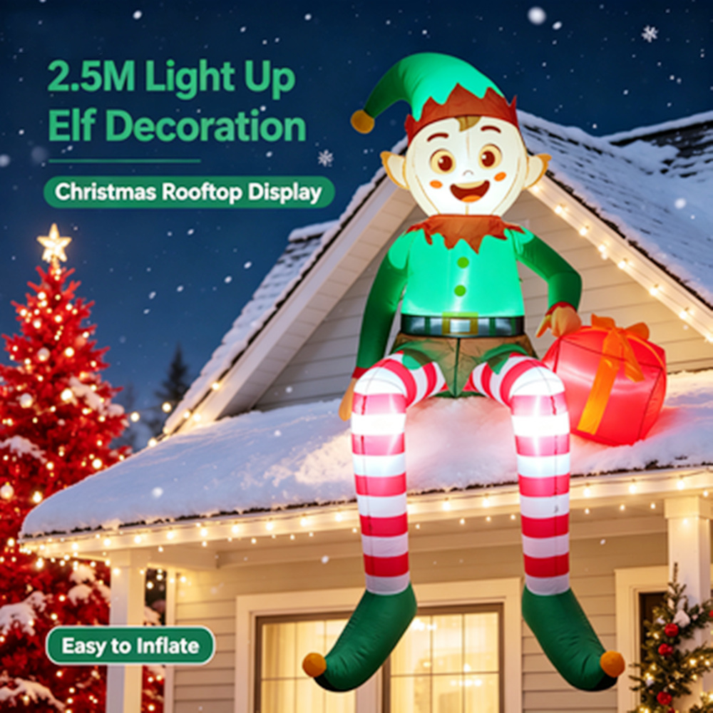 Xmas Outdoor Lighting Decorations - 2.5 متر، زينة عيد الميلاد على