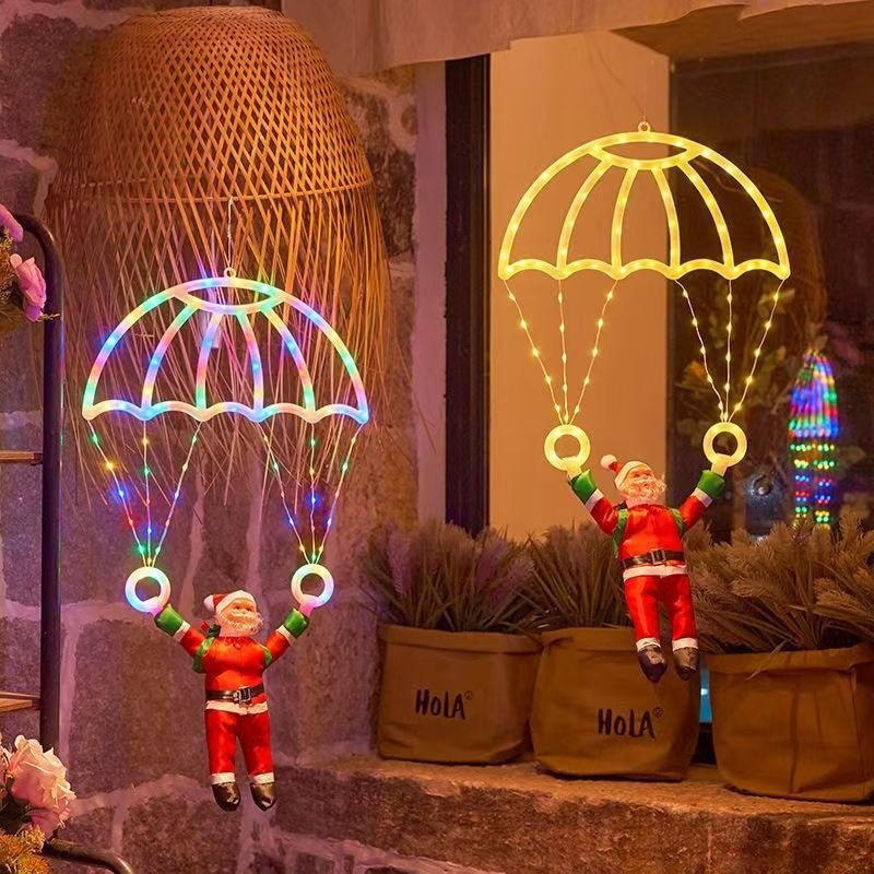 Xmas Outdoor Lighting Decorations - أضواء سلسلة LED على شكل مظلة