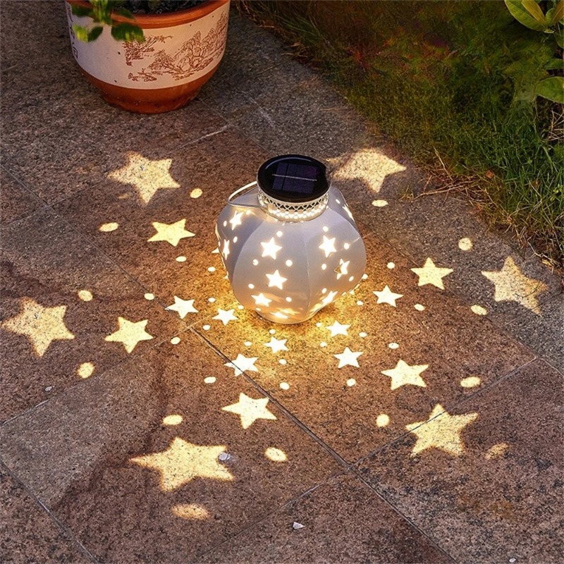 Outdoor Lighting Yard - مصباح حديقة على شكل نجمة، أضواء