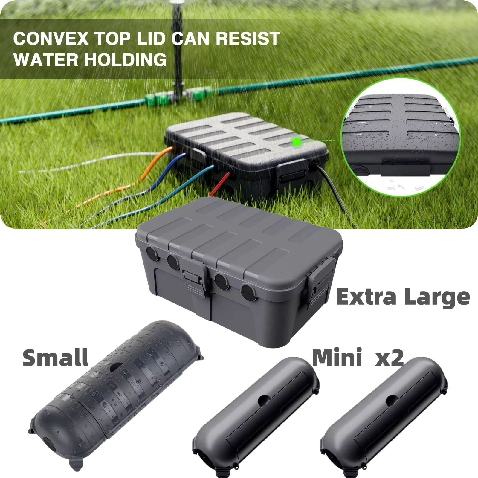 Outdoor Lighting Strip - صندوق كهربائي خارجي كبير مقاوم للعوامل