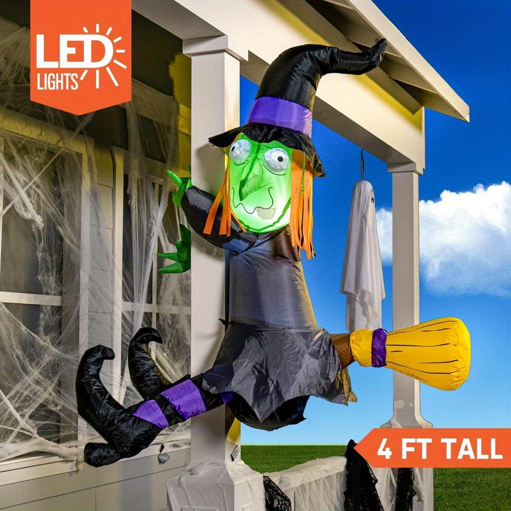 Outdoor Lighting Ideas For Party - ساحرة قابلة للنفخ بطول 4 أقدام