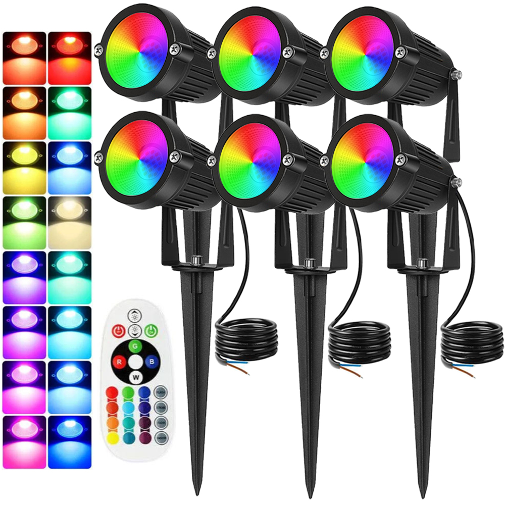 Outdoor Lighting Yard - RGBW إضاءة المناظر الطبيعية 10 واط