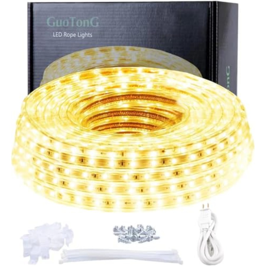 Outdoor Lighting Strip - أضواء LED خارجية بطول 50 قدمًا،