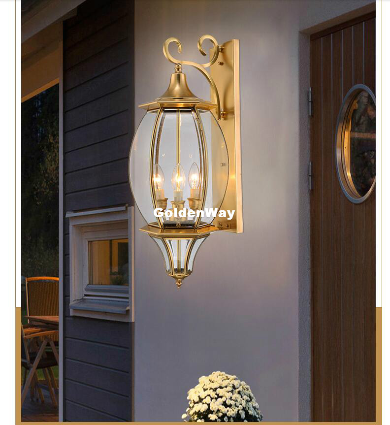 العتيقة النحاس الجدار مصباح في - مراجعة Outdoor Lighting Brass وسعره