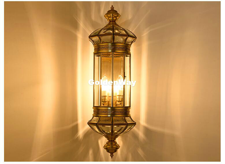 العتيقة النحاس الجدار مصباح في - مراجعة Outdoor Lighting Brass وسعره