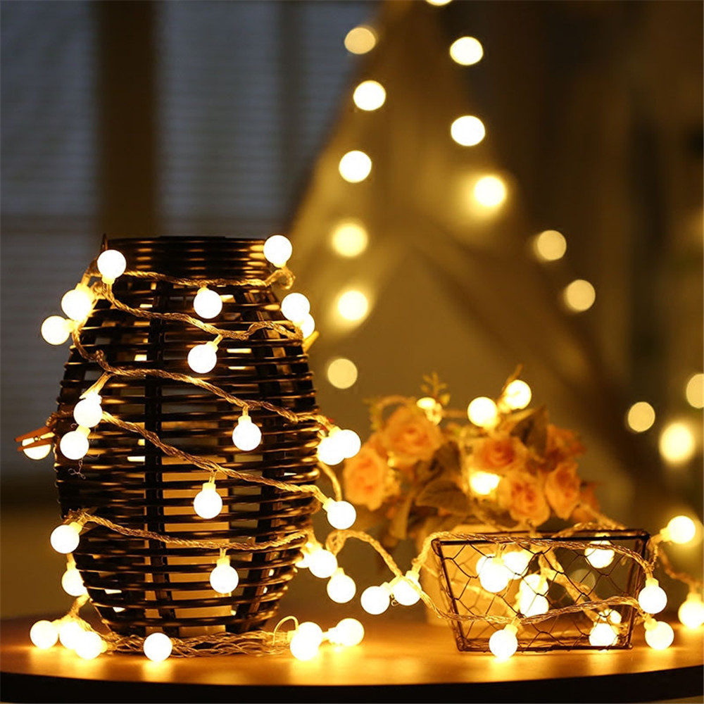 أضواء خيطية تعمل بالطاقة الشمس - مراجعة Outdoor Lighting Yard وسعره