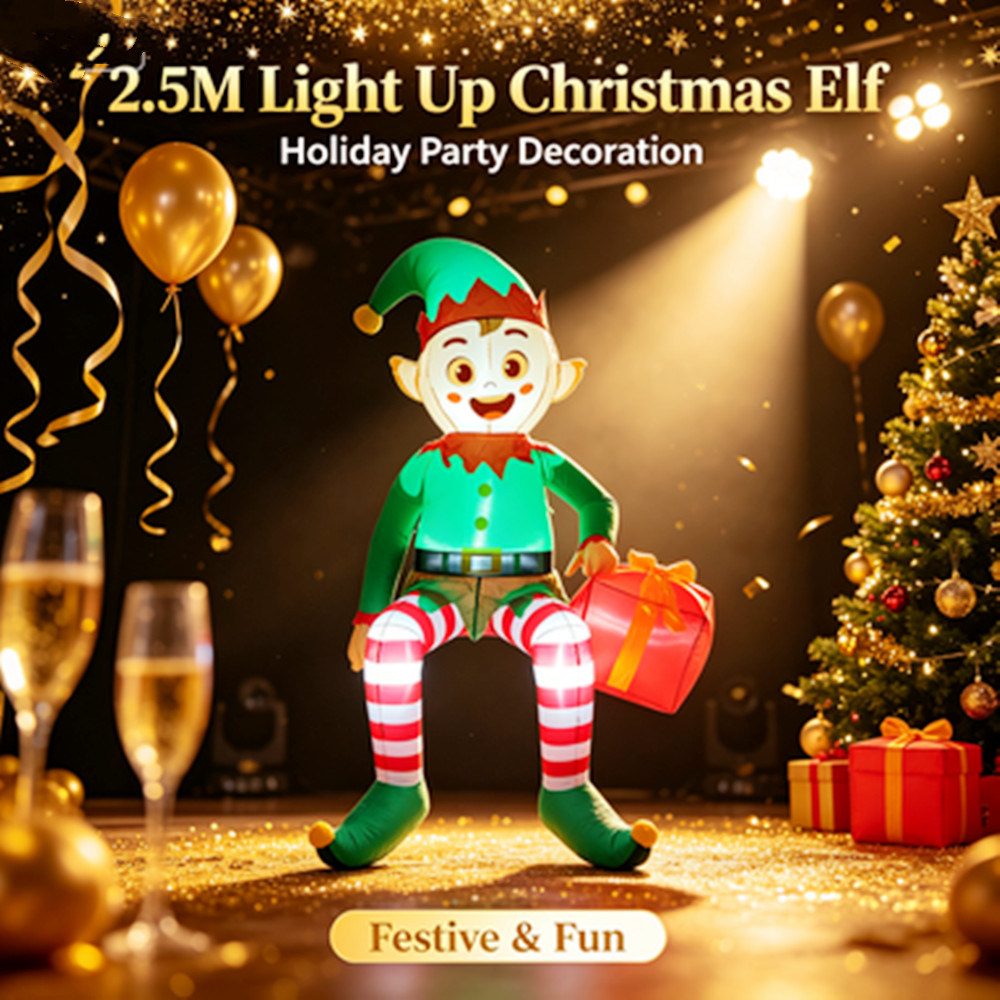2.5 متر، زينة عيد الميلاد على  - مراجعة Xmas Outdoor Lighting Decorations وسعره