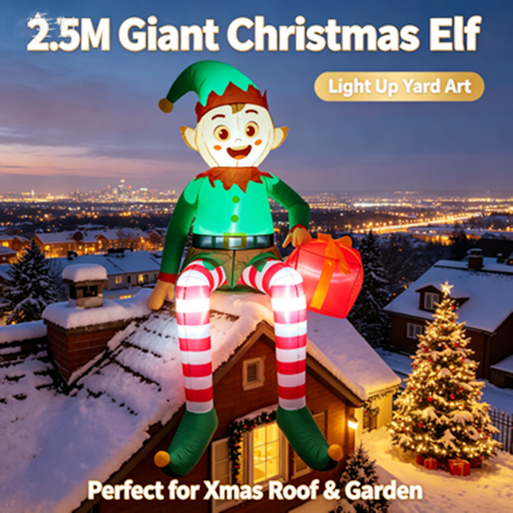 2.5 متر، زينة عيد الميلاد على  - مراجعة Xmas Outdoor Lighting Decorations وسعره