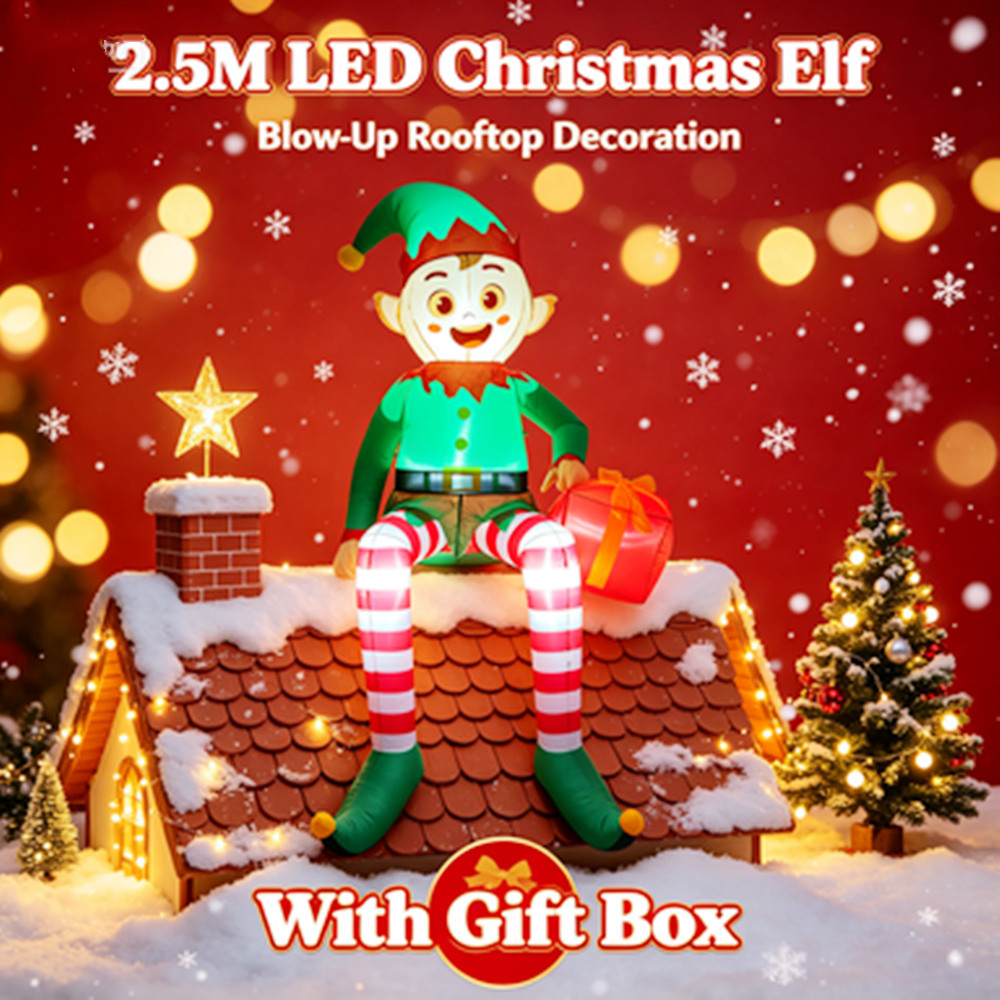 2.5 متر، زينة عيد الميلاد على  - مراجعة Xmas Outdoor Lighting Decorations وسعره