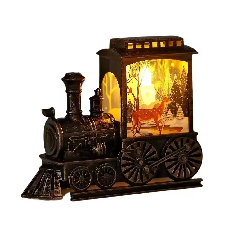 أضواء ليلية LED على شكل قطار ب - مراجعة Outdoor Lighting Battery Operated وسعره