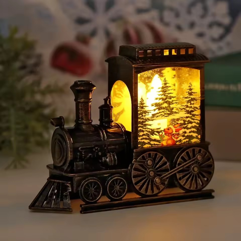 أضواء ليلية LED على شكل قطار ب - مراجعة Outdoor Lighting Battery Operated وسعره