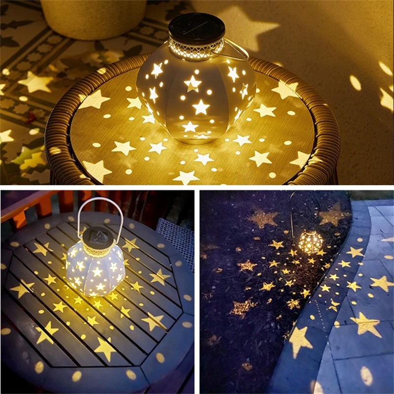 مصباح حديقة على شكل نجمة، أضوا - مراجعة Outdoor Lighting Yard وسعره