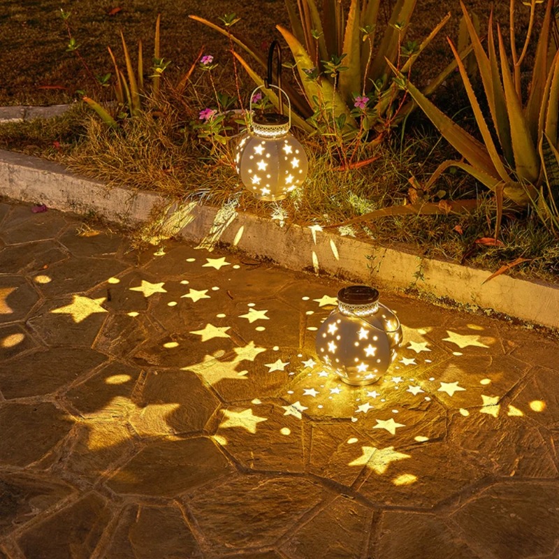 مصباح حديقة على شكل نجمة، أضوا - مراجعة Outdoor Lighting Yard وسعره