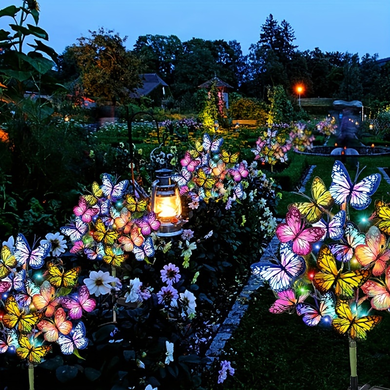 أضواء حديقة الفراشة LED بالطاق - مراجعة Outdoor Lighting For Christmas وسعره