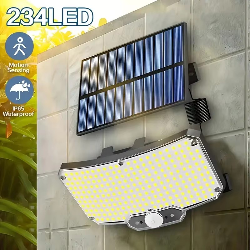مصباح شمسي خارجي بـ 234 مصباح  - مراجعة Outdoor Lighting Waterproof وسعره