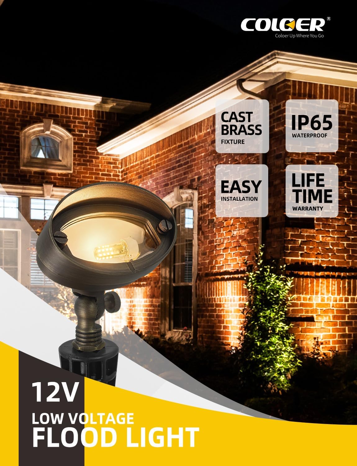 أضواء LED خارجية من النحاس الم - مراجعة Outdoor Lighting Brass وسعره