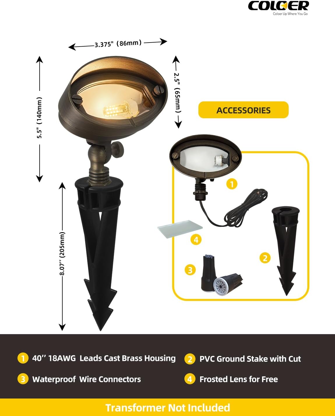 أضواء LED خارجية من النحاس الم - مراجعة Outdoor Lighting Brass وسعره