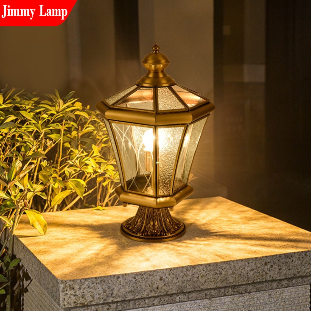 النمط الأوروبي في الهواء الطلق - مراجعة Outdoor Lighting Brass وسعره