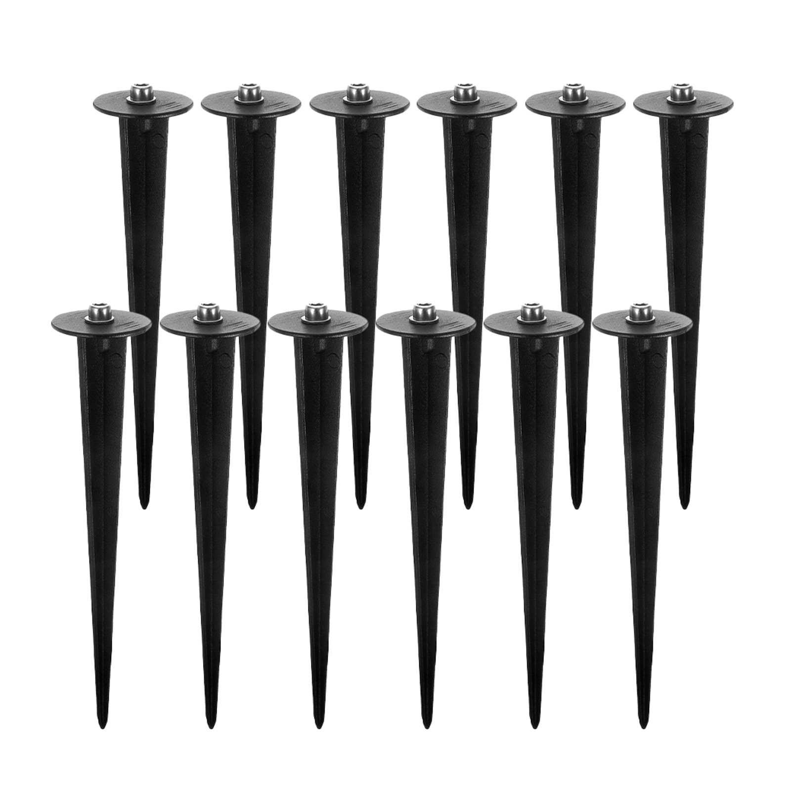 12 قطعة من الأوتاد الأرضية الم - مراجعة Outdoor Yard Lighting Fixtures وسعره