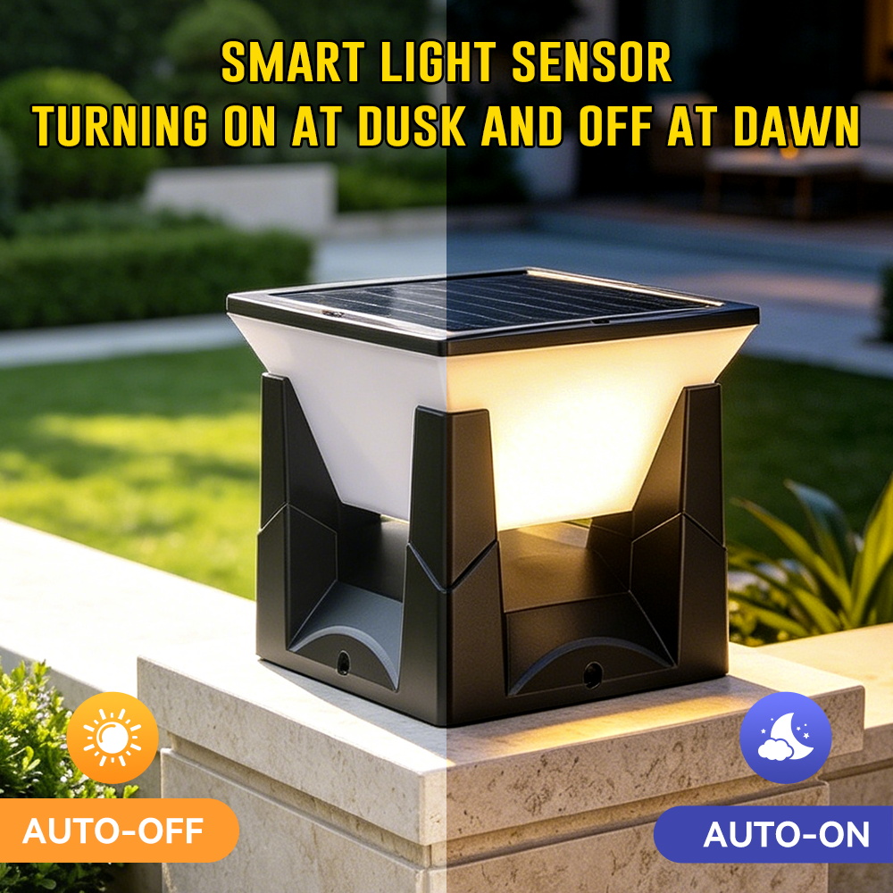 مصباح شمسي خارجي بثلاثة ألوان  - مراجعة Outdoor Yard Lighting Fixtures وسعره