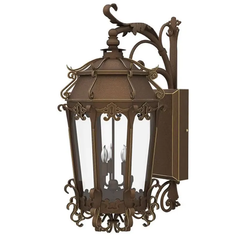 مصابيح جدارية خارجية LED زجاجي - مراجعة Outdoor Lighting Brass وسعره