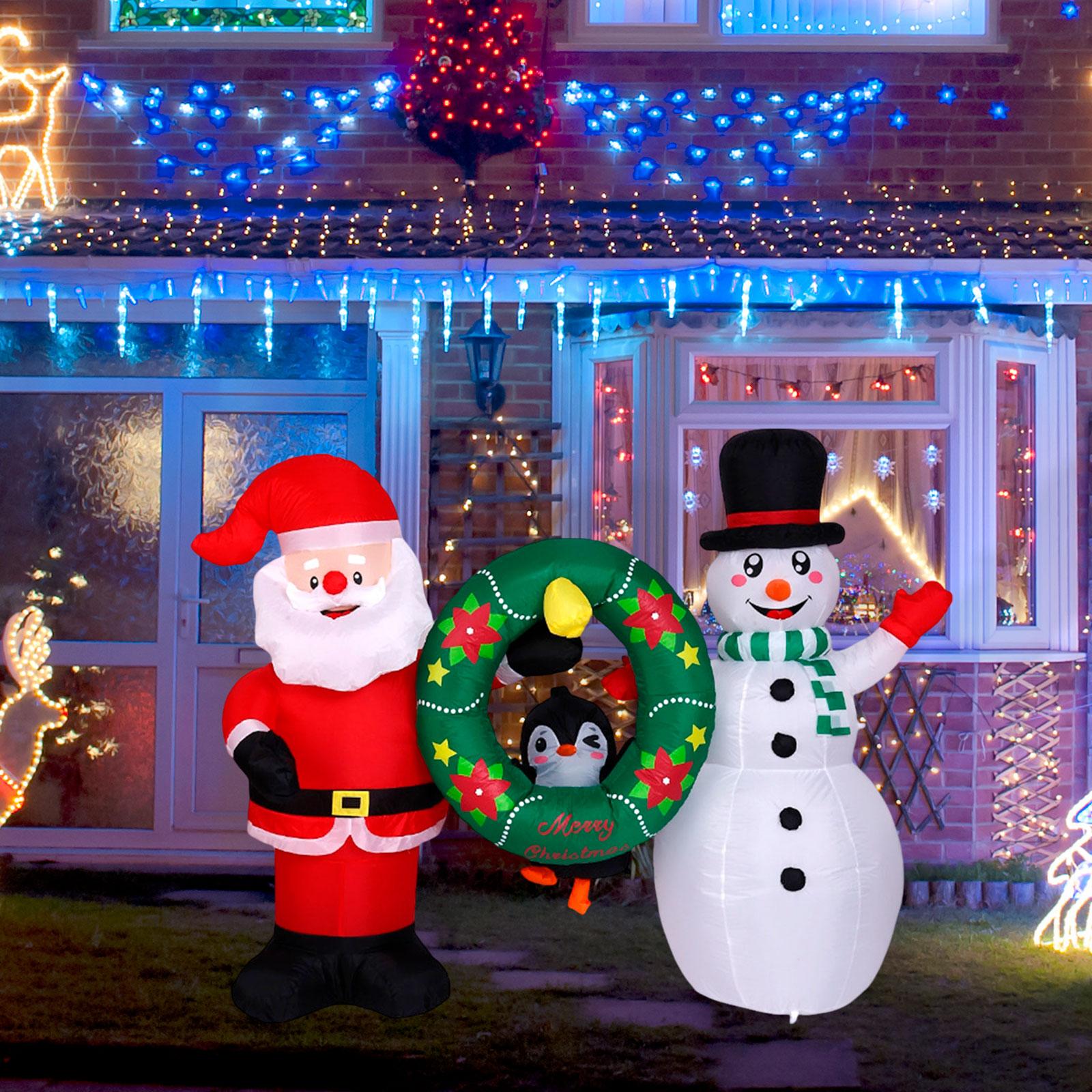 زينة عيد الميلاد المطاطية، في  - مراجعة Xmas Outdoor Lighting Decorations وسعره