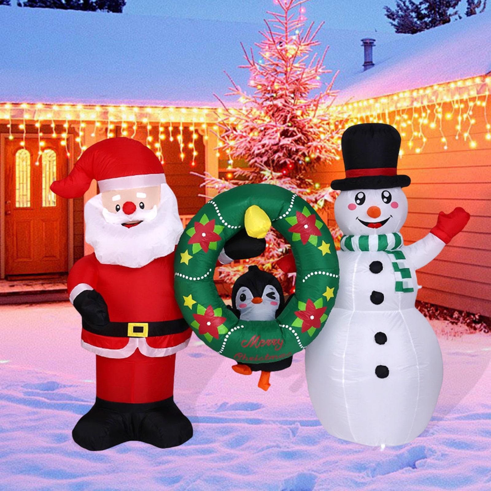 زينة عيد الميلاد المطاطية، في  - مراجعة Xmas Outdoor Lighting Decorations وسعره