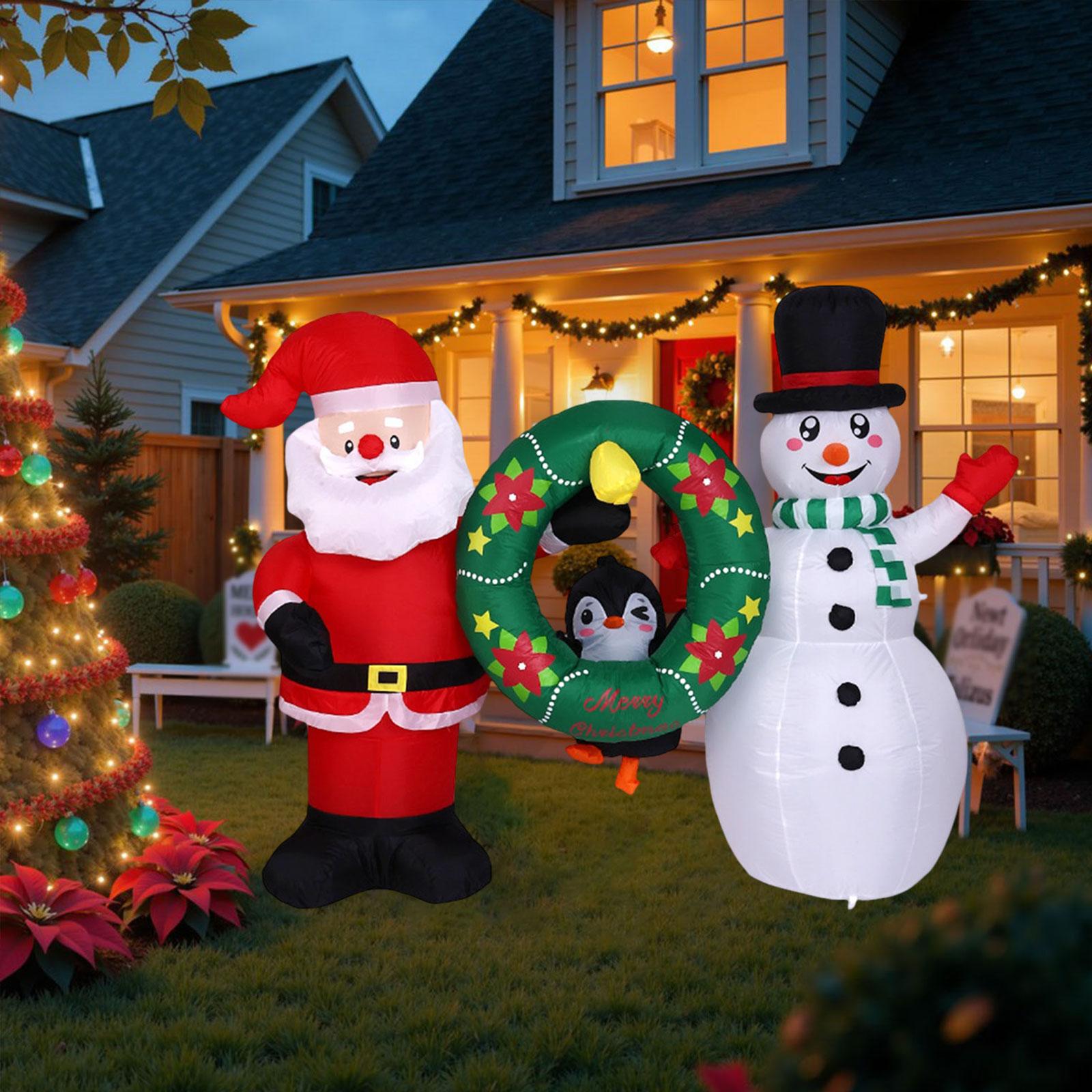 زينة عيد الميلاد المطاطية، في  - مراجعة Xmas Outdoor Lighting Decorations وسعره