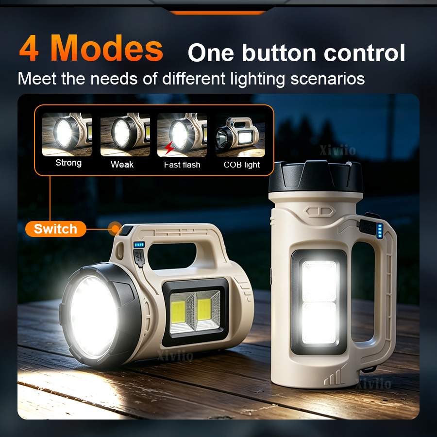 مصباح LED محمول متعدد المشاهد  - مراجعة Outdoor Lighting Bollards وسعره