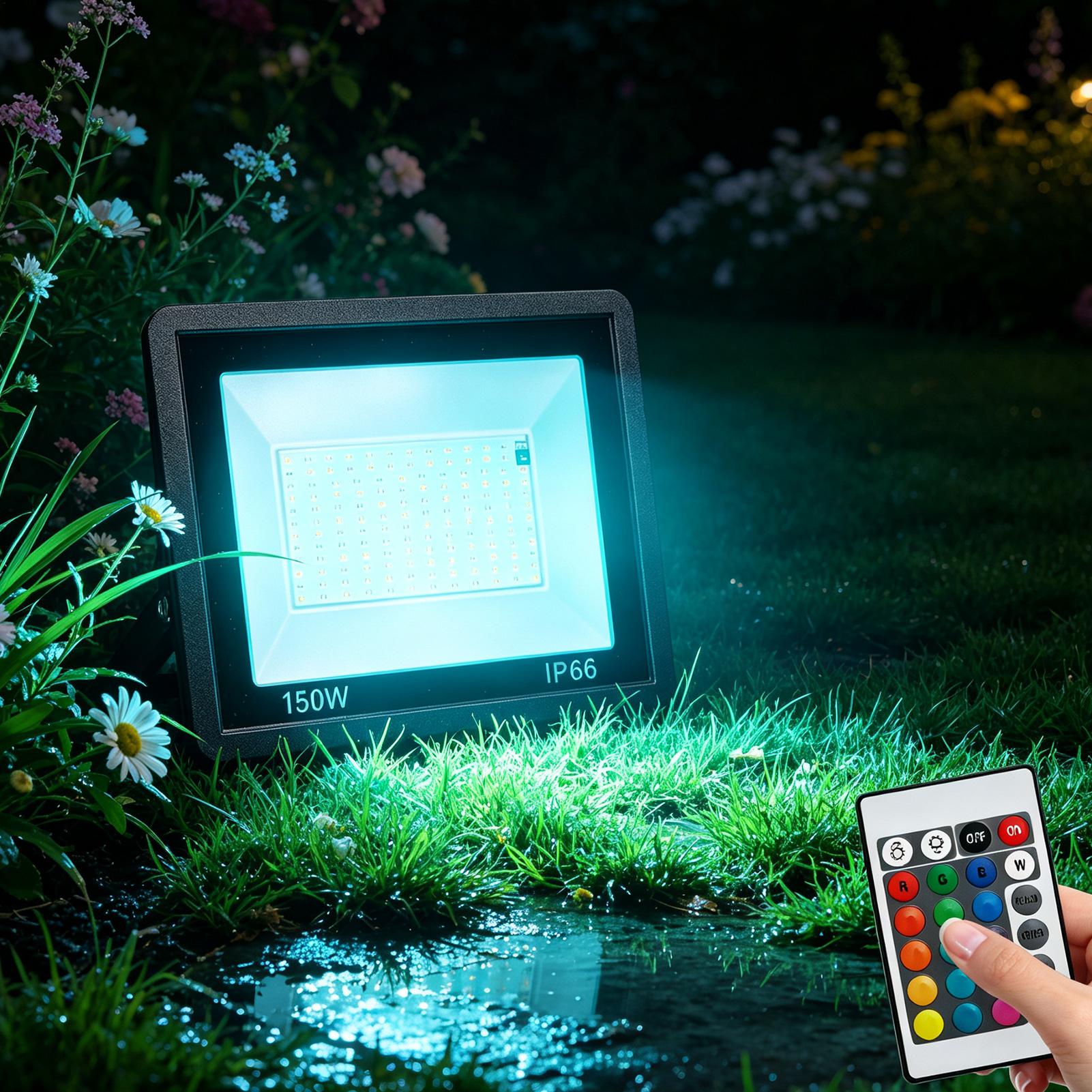 إضاءة خارجية متعددة الألوان RG - مراجعة Outdoor Yard Lighting Fixtures وسعره
