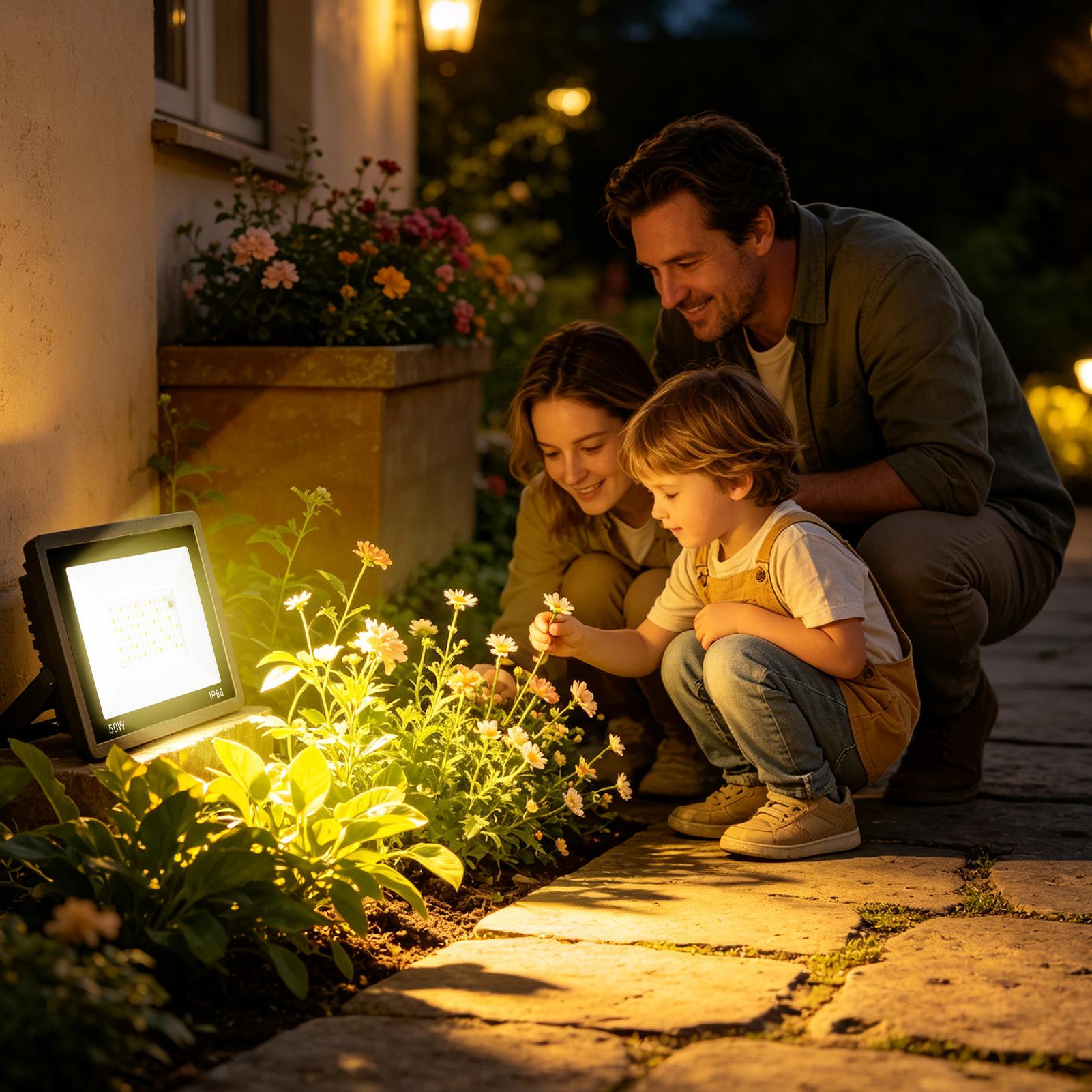 إضاءة خارجية متعددة الألوان RG - مراجعة Outdoor Yard Lighting Fixtures وسعره