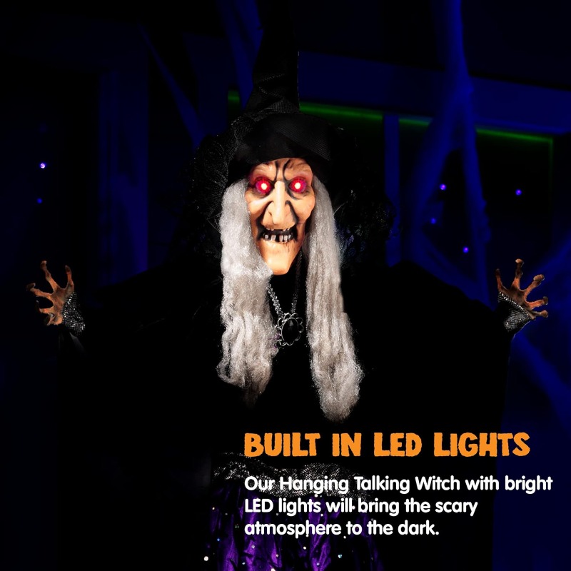 زينة هالوين متحركة على شكل ساح - مراجعة Outdoor Lighting Ideas For Party وسعره