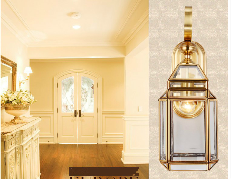 الحديثة البرونزية الجدار مصباح - مراجعة Outdoor Lighting Brass وسعره