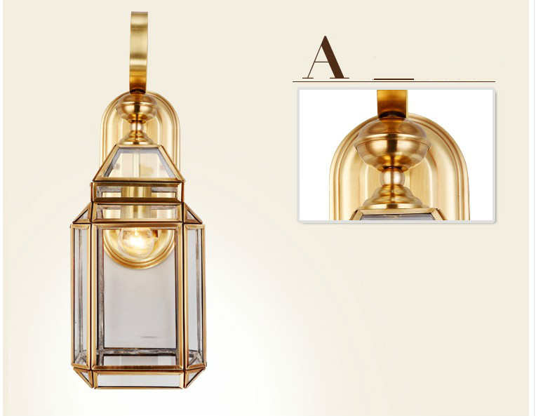 الحديثة البرونزية الجدار مصباح - مراجعة Outdoor Lighting Brass وسعره