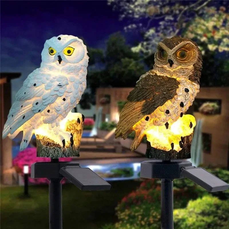 تمثال بومة يعمل بالطاقة الشمسي - مراجعة Outdoor Lighting Yard وسعره