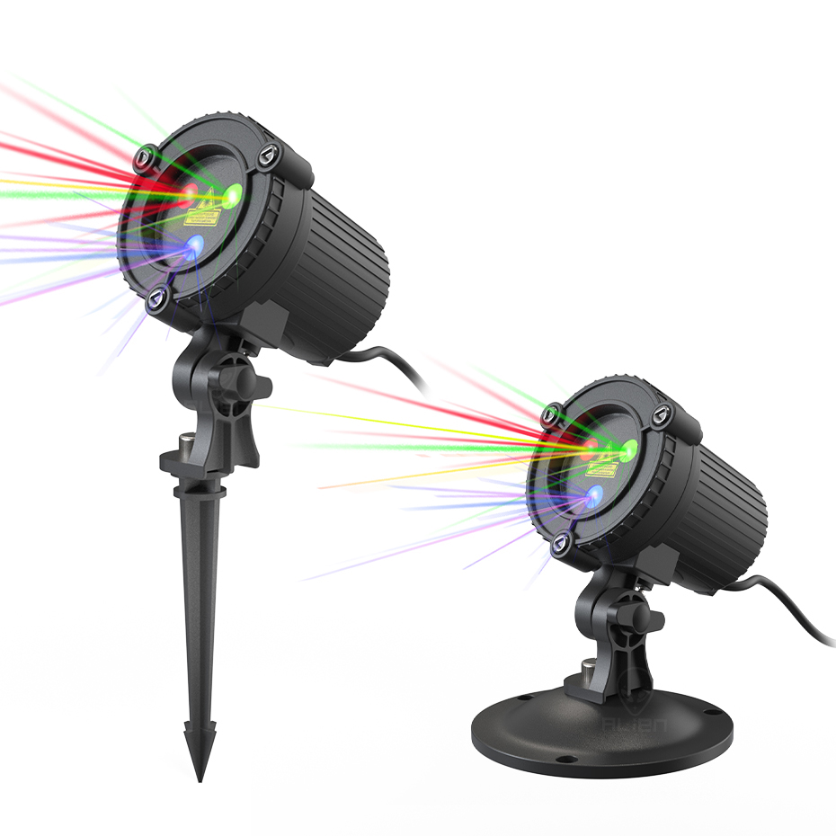 الغريبة عن بعد RGB تتحرك ثابت  - مراجعة Xmas Outdoor Lighting Decorations وسعره