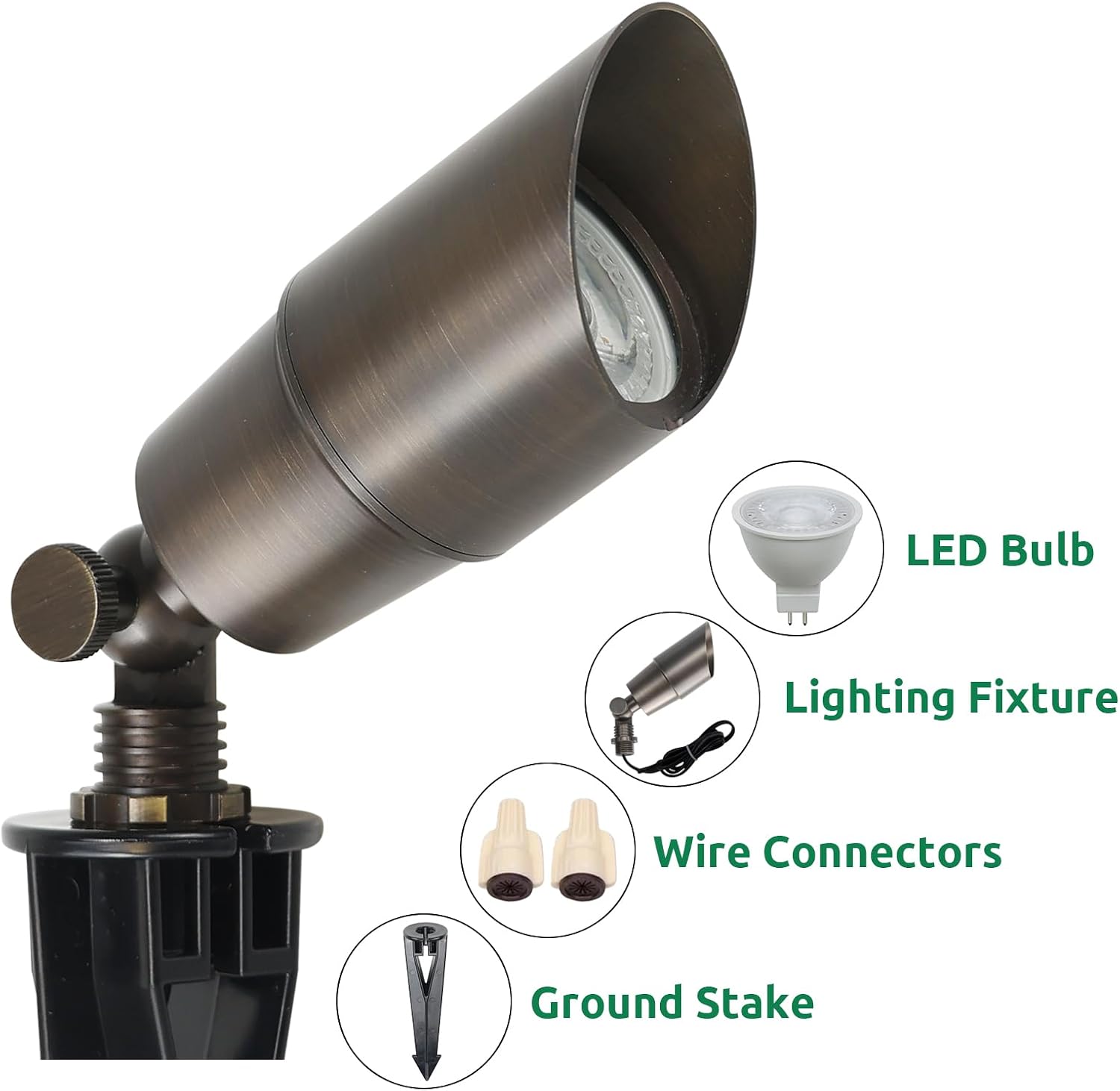 كشافات LED خارجية من النحاس ال - مراجعة Outdoor Lighting Brass وسعره