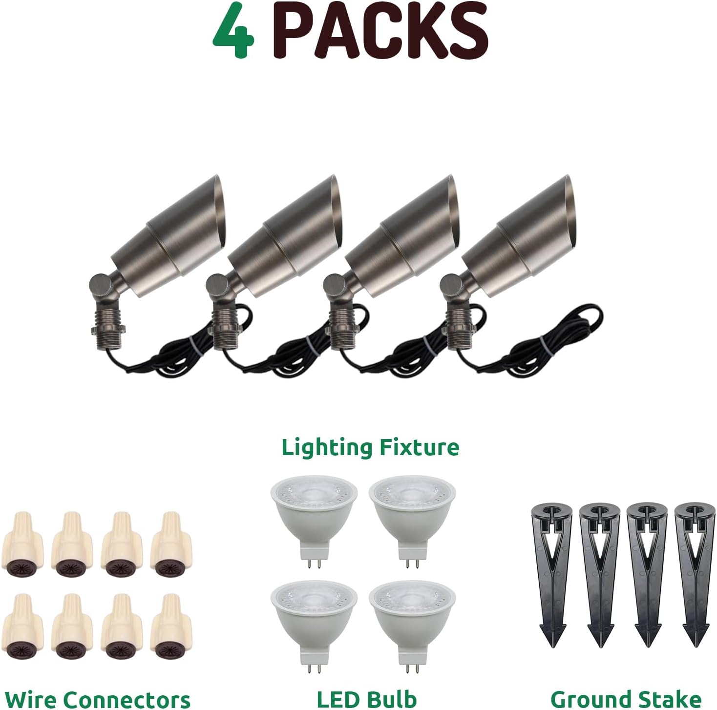 كشافات LED خارجية من النحاس ال - مراجعة Outdoor Lighting Brass وسعره