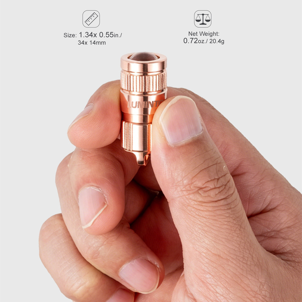 مصباح يدوي نحاسي EDC LED قابل  - مراجعة Outdoor Lighting Brass وسعره