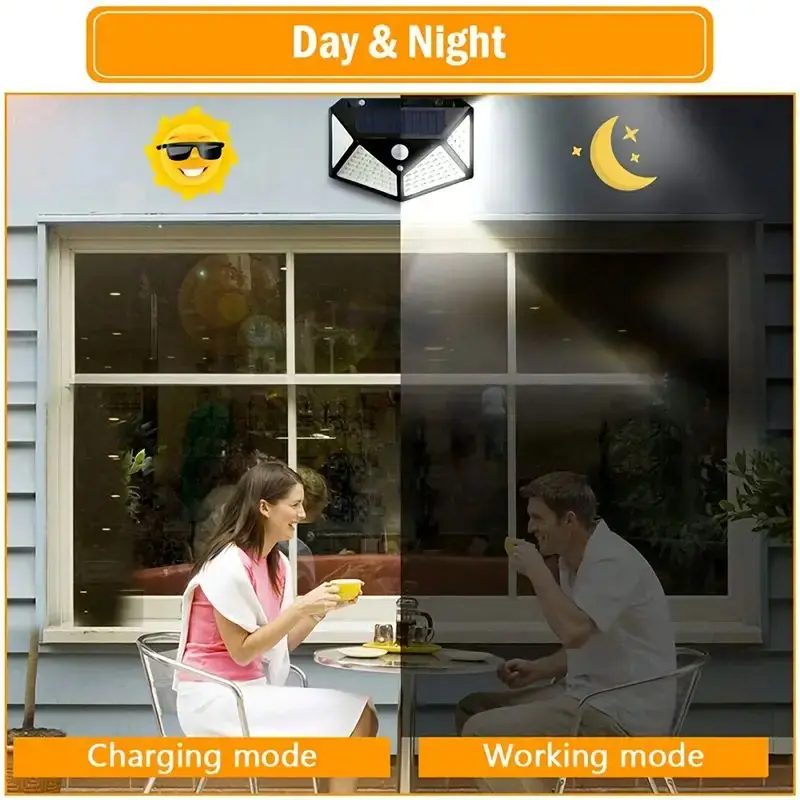 مصباح حديقة شمسي خارجي بـ 100  - مراجعة Outdoor Lighting Yard وسعره