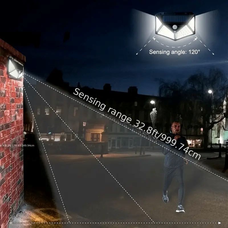 مصباح حديقة شمسي خارجي بـ 100  - مراجعة Outdoor Lighting Yard وسعره