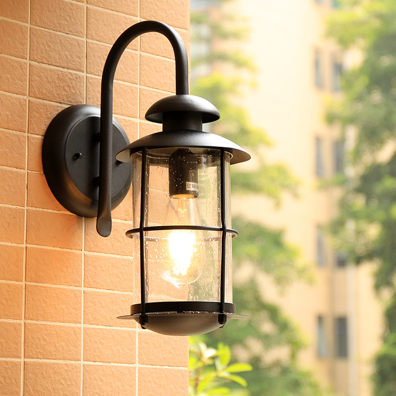 مصباح جداري عتيق بلمبة E27، إض - مراجعة Outdoor Yard Lighting Fixtures وسعره
