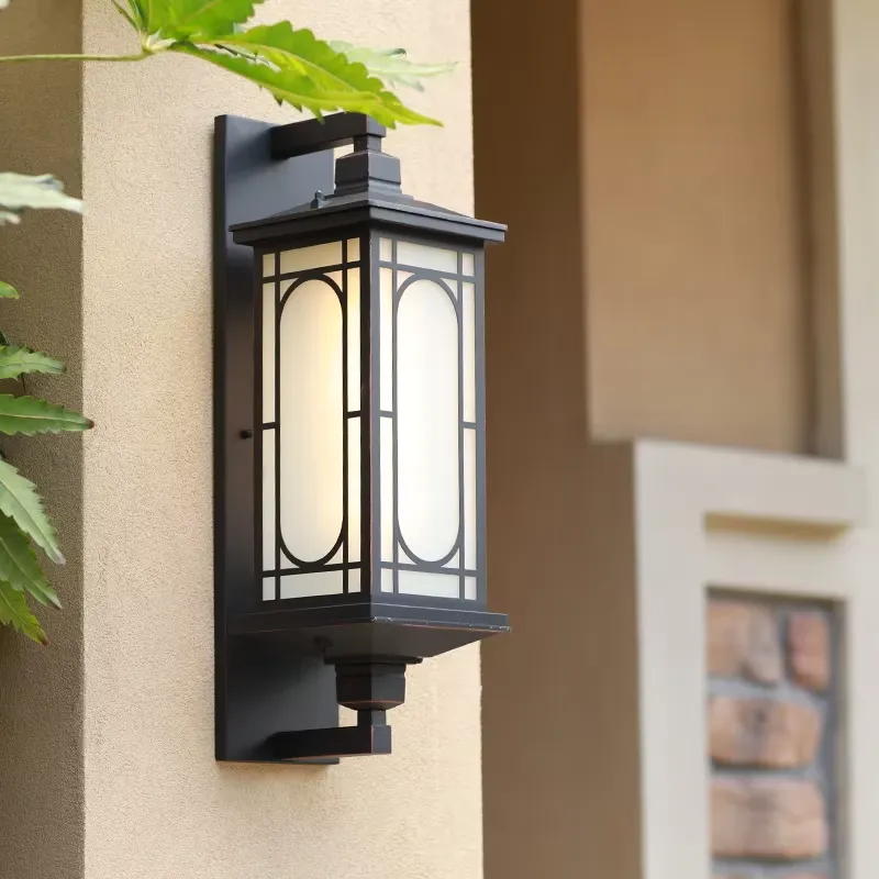 مصباح جداري خارجي حديث بتصميم  - مراجعة Outdoor Lighting Waterproof وسعره