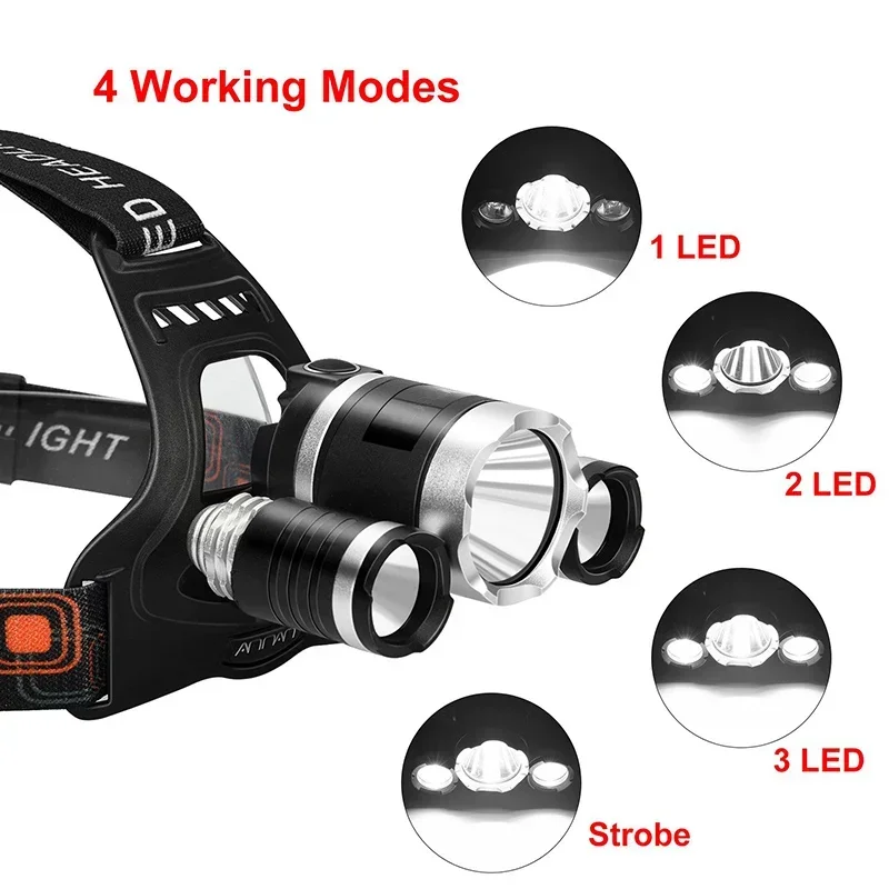 كشافات LED عالية الطاقة 18650  - مراجعة Outdoor Lighting Battery Operated وسعره