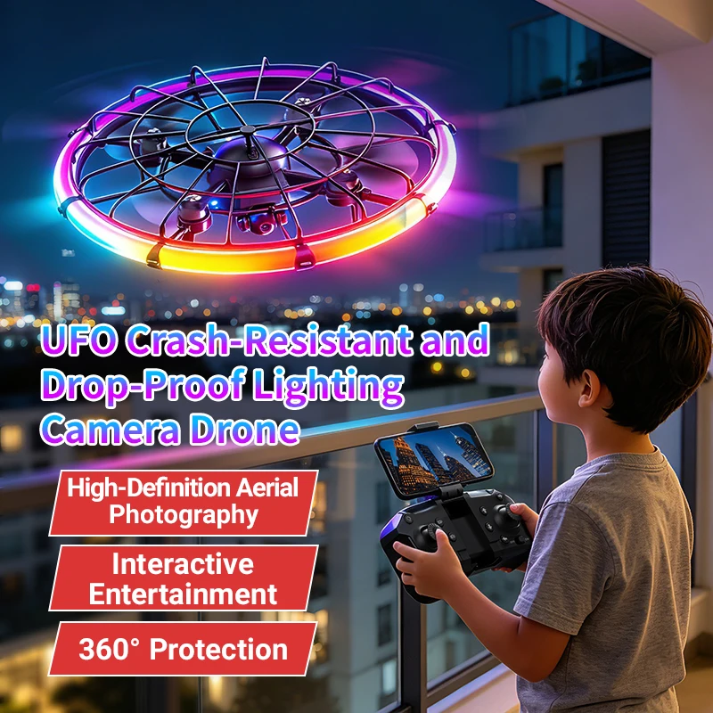 طائرة JJRC H145 UFO RC بدون طي - مراجعة Outdoor Lighting Battery Operated وسعره