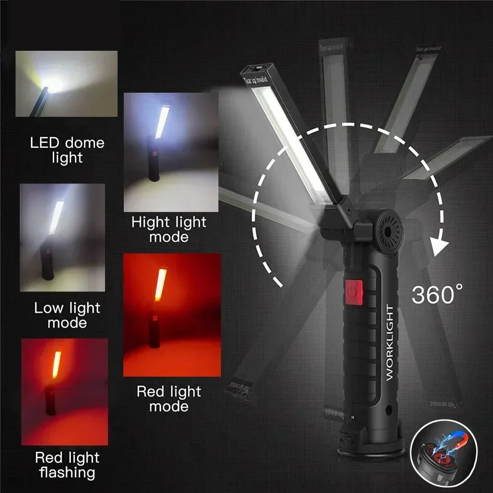 LED COB مصباح يدوي USB مصباح ف - مراجعة Outdoor Lighting Bollards وسعره