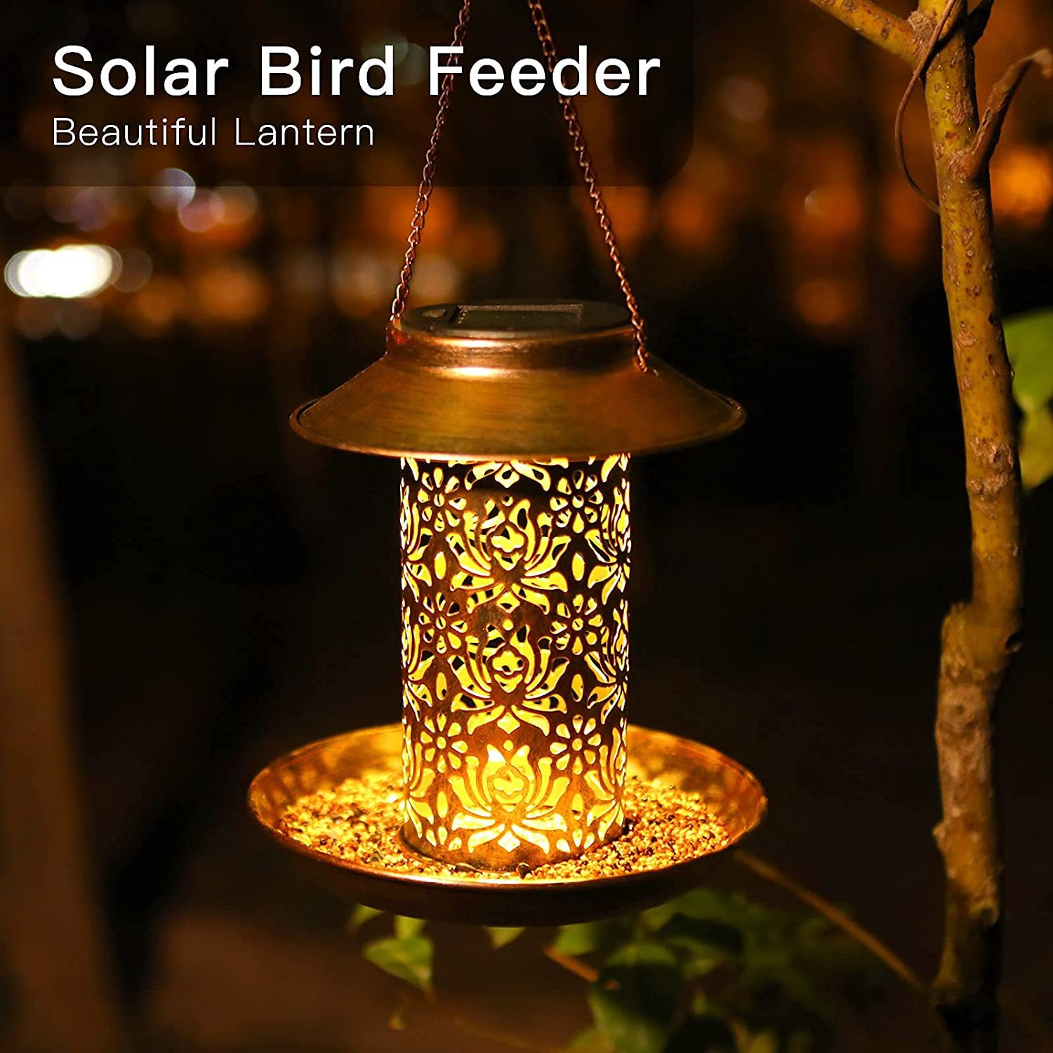 معلقة بيت الطيور المعدنية في ا - مراجعة Outdoor Lighting Ideas For House وسعره