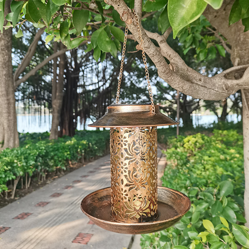 معلقة بيت الطيور المعدنية في ا - مراجعة Outdoor Lighting Ideas For House وسعره