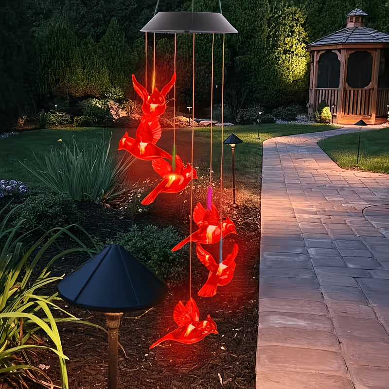 أضواء زينة على شكل طائر متوهج  - مراجعة Outdoor Lighting Waterproof وسعره
