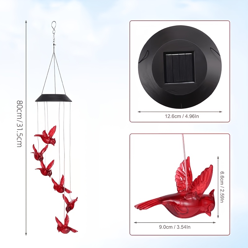 أضواء زينة على شكل طائر متوهج  - مراجعة Outdoor Lighting Waterproof وسعره